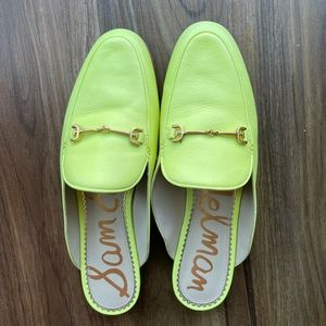 Excellent Condition Sam Edelman Linnie Mule NEON